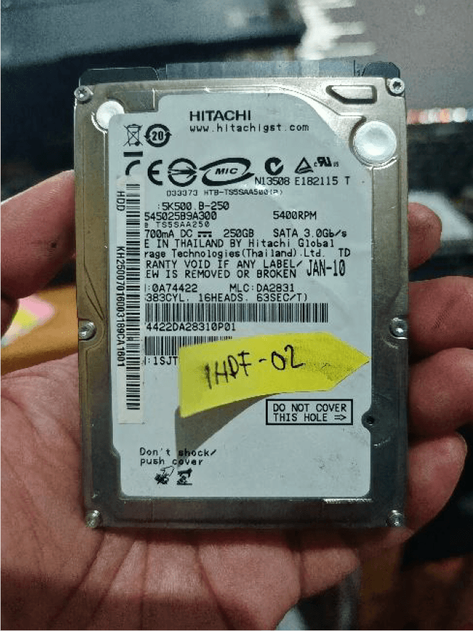 DF-02 Hard disk