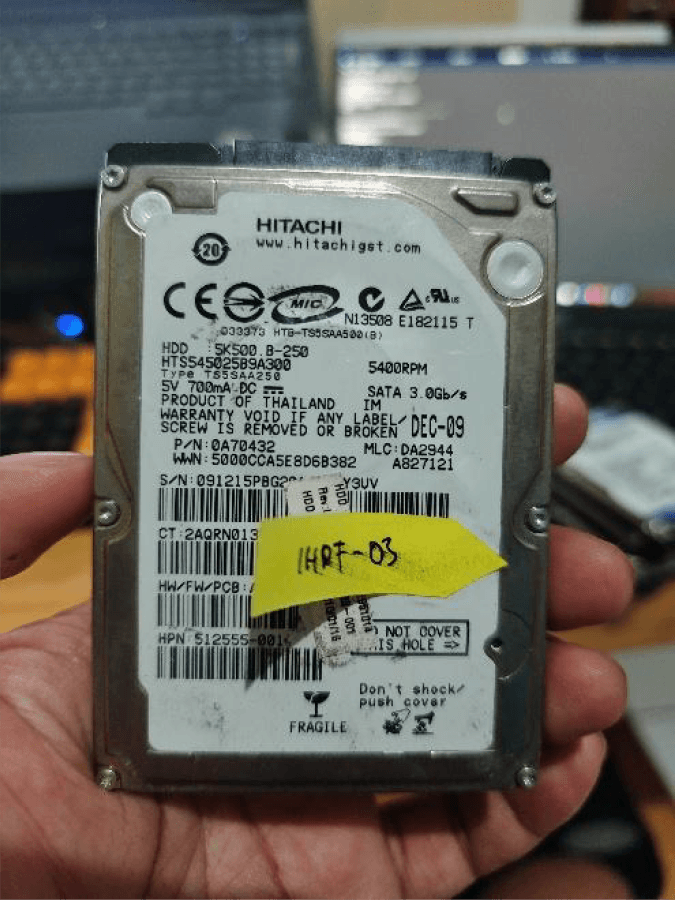 DF-03 Hard disk