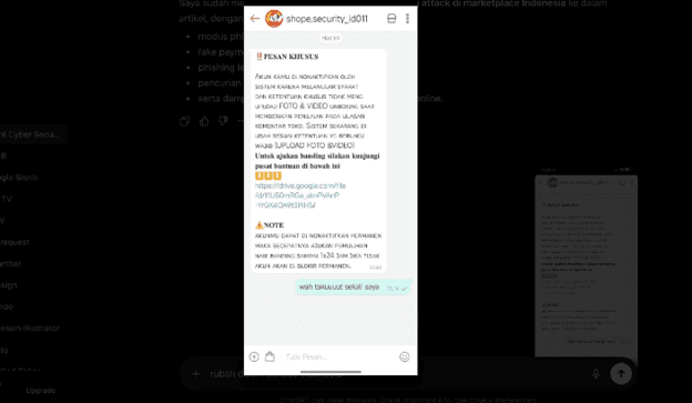 Evidence from Active Phishing Campaigns